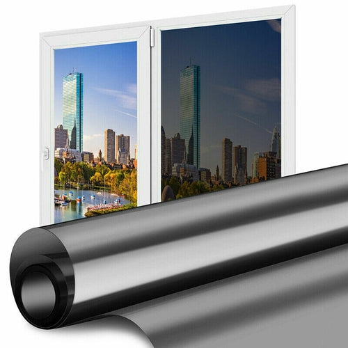 One Way Mirror Window Film Heat UV Reflective Privacy Tint Foil