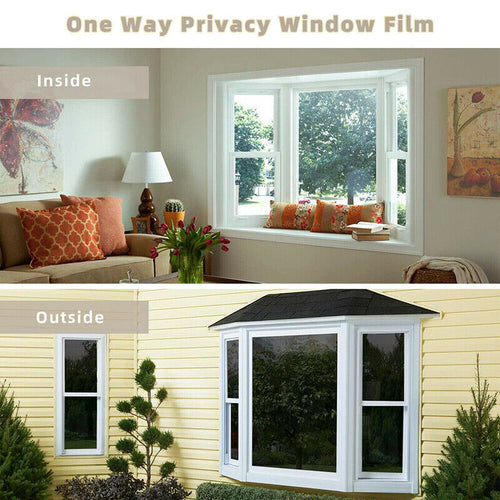 One Way Mirror Window Film Heat UV Reflective Privacy Tint Foil